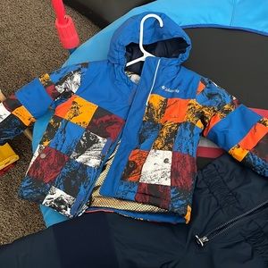 Colombia size 2 T Omni heat matching winter jacket and snow suit